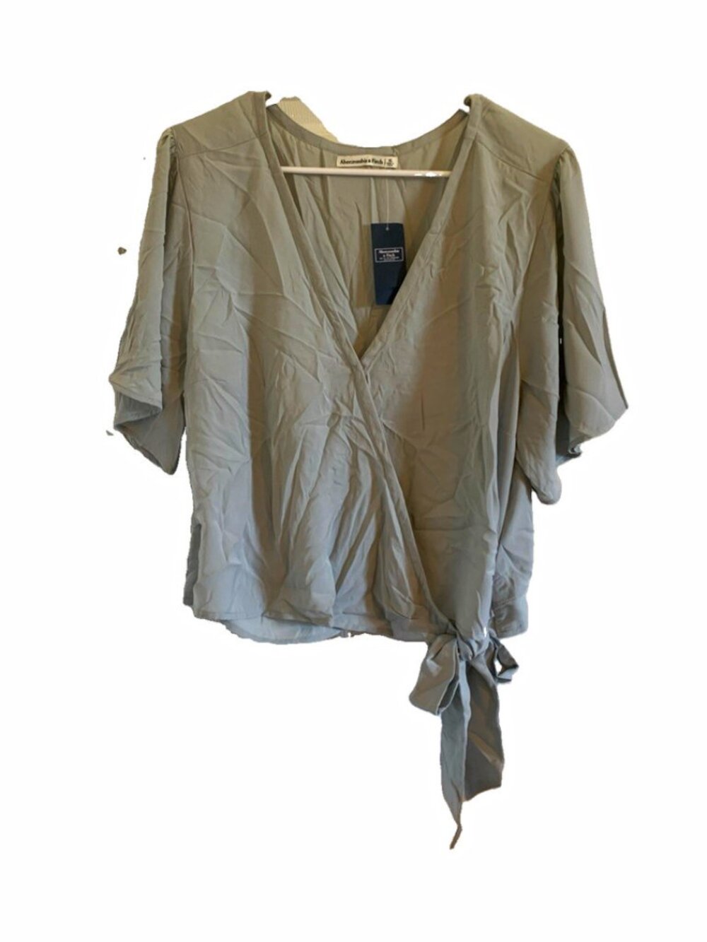 Abercrombie & Fitch tie front blouse-NWT